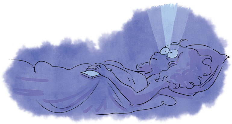 Les écrans, ennemis du sommeil.