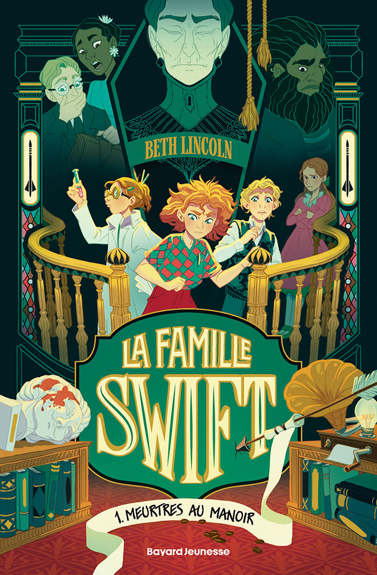 •	La famille Swift, Meurtres au manoir de Beth Lincoln, 16,90&nbsp;€. À partir de 10 ans.