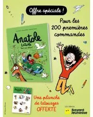Offre spéciale : Anatole Latuile, Tome 19 et sa planche tatouage Anatole !