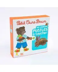 Jeu - Petit Ours Brun  - Puzzle à toucher - Les animaux