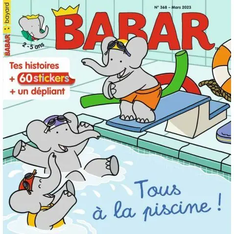 BABAR : Abonnement magazine histoires, enfant de 2 à 5 ans