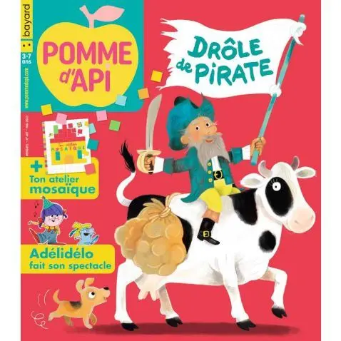 POMME D'API : Abonnement magazine, enfants de 3 à 7 ans