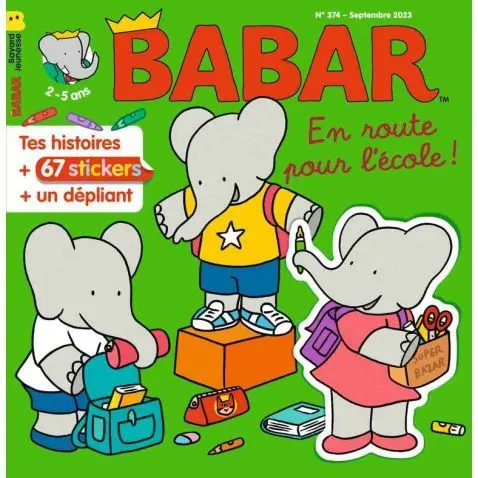 Abonnement au magazine Babar