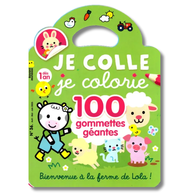 Mes premiers stickers et gommettes - Je colle, je colorie