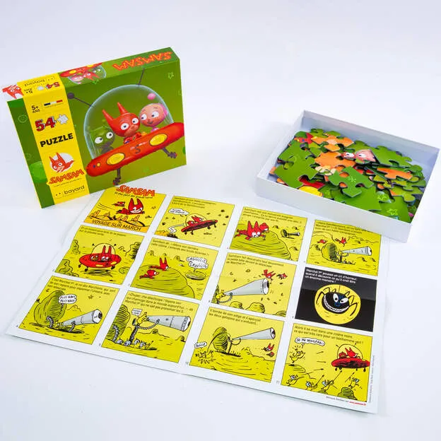 Puzzle SamSam - Soucoupe volante