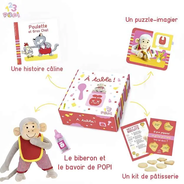 Pack POPI - Peluche + Box à table