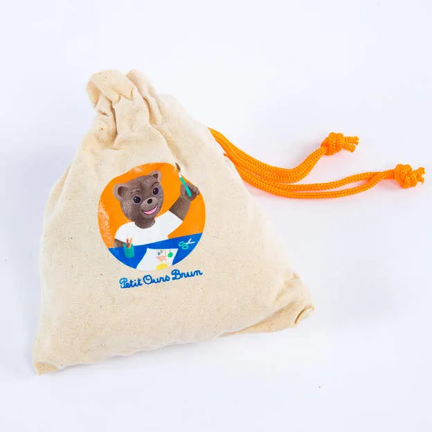 Sachet de 6 figurines Petit Ours Brun - École