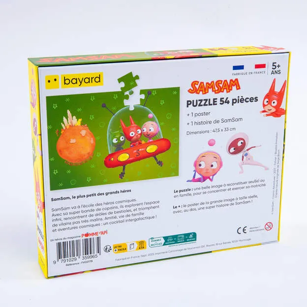 Puzzle SamSam - Soucoupe volante