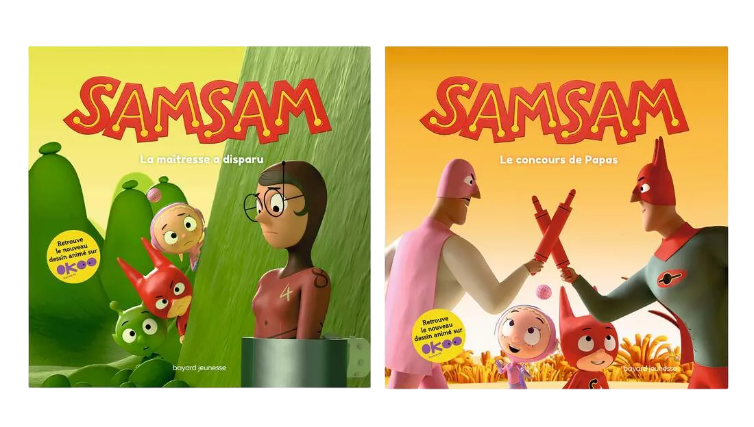 SamSam, T1 et 2 : Le concours de Papa et La maîtresse a disparu