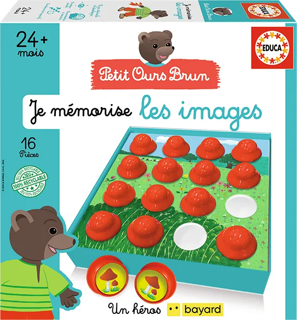 Jeu - Petit Ours Brun - Je mémorise les images
