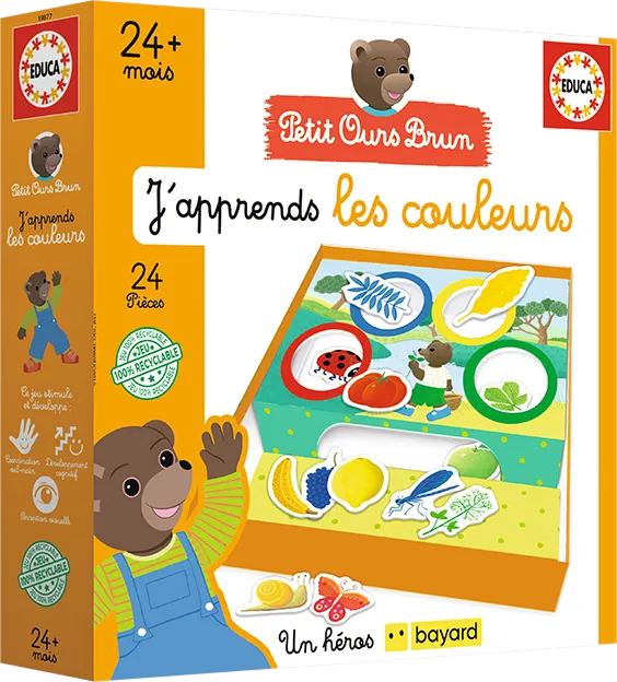 Jeu - Petit Ours Brun – J'apprends les couleurs