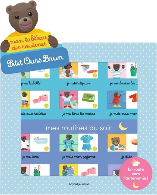 Petit Ours Brun - Mon tableau des routines