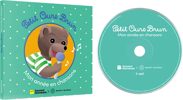 CD Petit Ours Brun, mon année en chansons