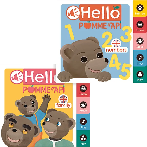 Pack 2 tomes Hello Pomme d'Api - Pack 2 tomes Hello Pomme d'Api