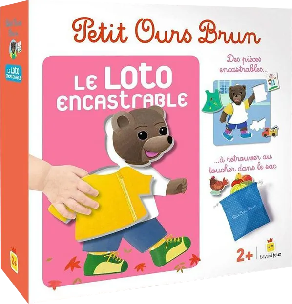Produit Petit Ours Brun - Le loto encastrable Image