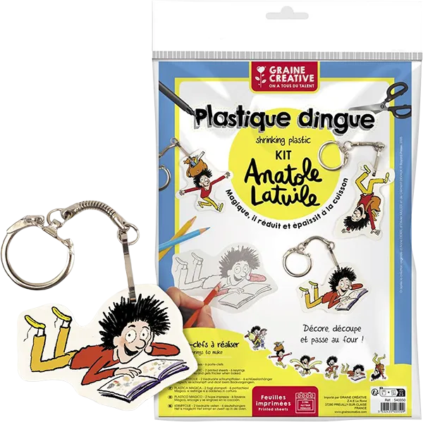 Produit Porte-clés plastique dingue Anatole Latuile Image