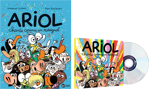 Produit Pack : une BD, un CD - Ariol chante comme un rossignol Image
