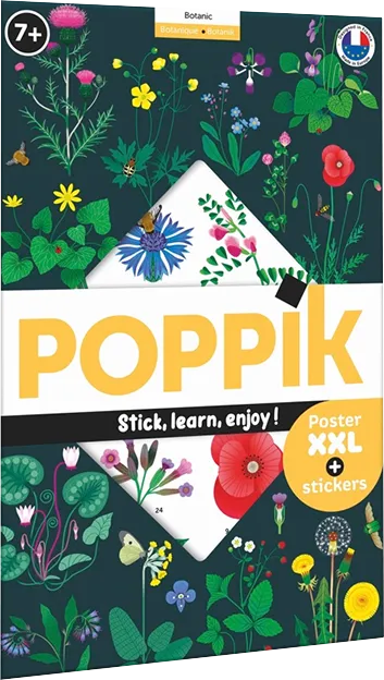 Produit Poster à sticker - La botanique - 72 stickers - Poppik Image