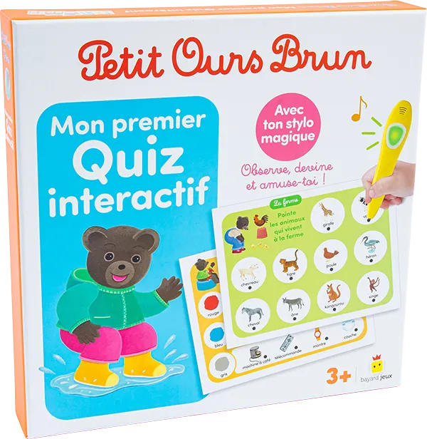 Produit Petit Ours Brun - Mon premier quiz interactif Image