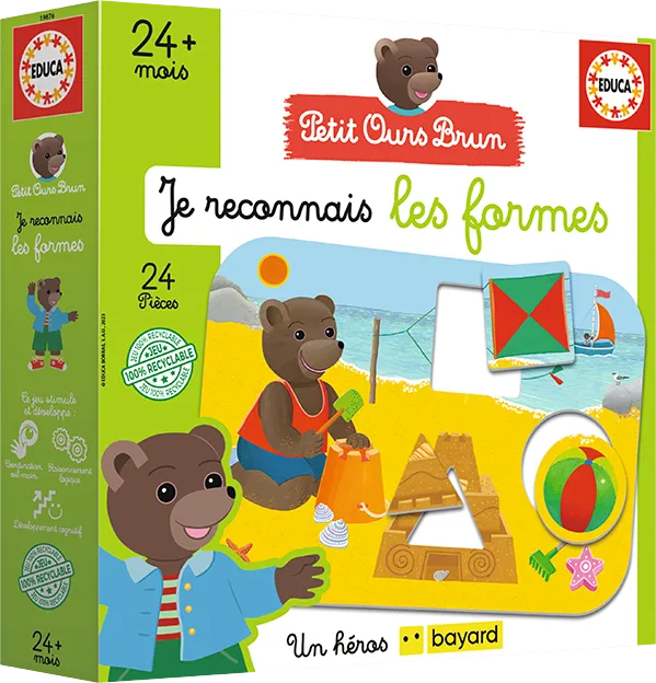 Produit Petit Ours Brun – Je reconnais les formes Image