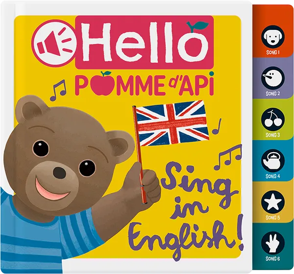 Produit Hello Pomme d'Api - Sing in English Image
