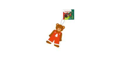 Décoration sapin Petit Ours Brun en feutrine (Offert)
