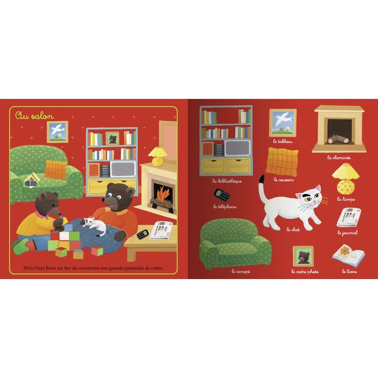 Livre A Toucher Le Grand Imagier De Petit Ours Brun