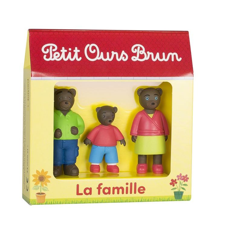 Petit Ours Brun, set de 3 figurines – La famille