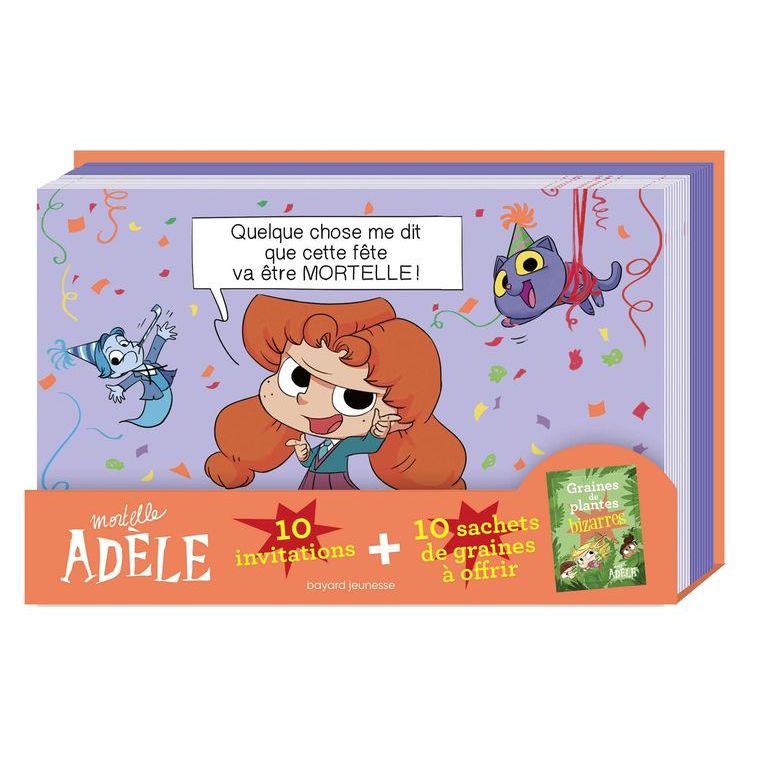 Invitations Mortelle Adele Pour Une Fete Ou Un Anniversaire