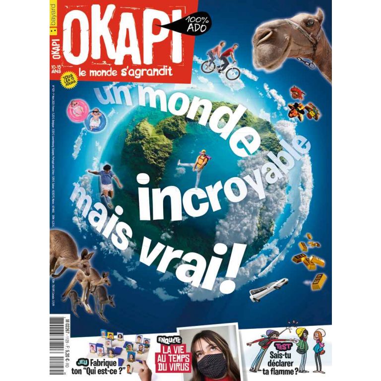 OKAPI : Abonnement magazine collège, ados de 10 à 15 ans
