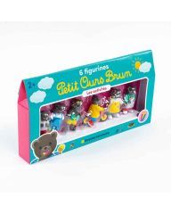 Boîte 6 figurines Petit Ours Brun - Activités