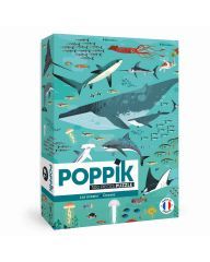 Jeu - Puzzle 500 pièces - Les océans - Poppik