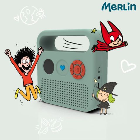 Enceinte audio MERLIN pour les 3-10 ans - Bayard Jeunesse