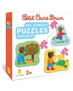 Mes premiers puzzles évolutifs Petit Ours Brun